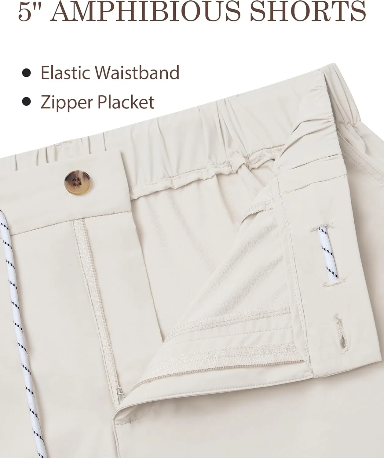 5 Inch Inseam Shorts for Men Short Golf Shorts Mens Casual Dry Fit Hybrid Trunks Athletic Fit Running Stretch