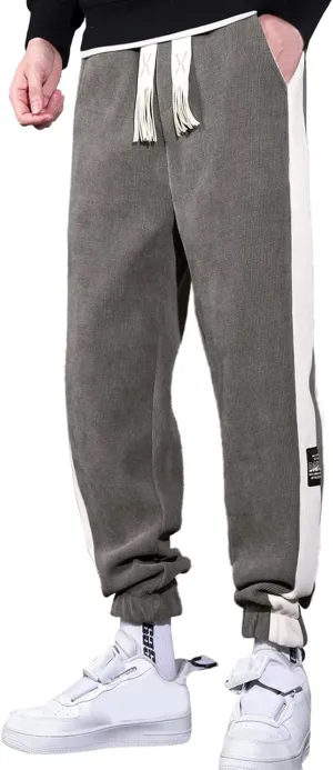 aihihe Sweatpants Mens Joggers Gym Cotton Pants for Men Jogger Big and Tall Men's Joggers Pants Gym Workout Pant Running