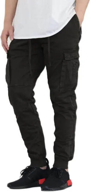 AIRNINE Men's Premium Twill Cargo Jogger Pants S-5XL