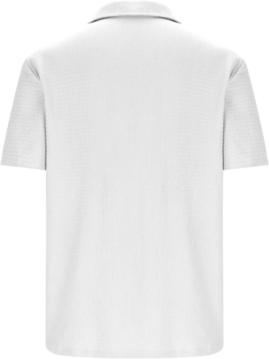 Button Down Shirt Men Casual Stylish Regular Fit Short Sleeve Collared Shirts Wedding Textured Untucked Dress Shirts