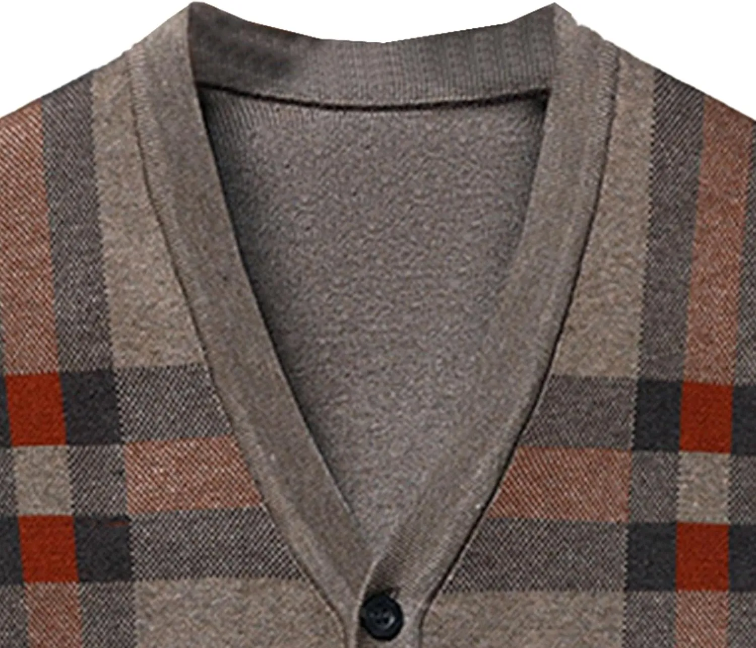 Buttons Argyle Pattern Mens Cardigans Men V Neck Pocket Sweaters Cardigan Slim Fit Button Knit Sweater