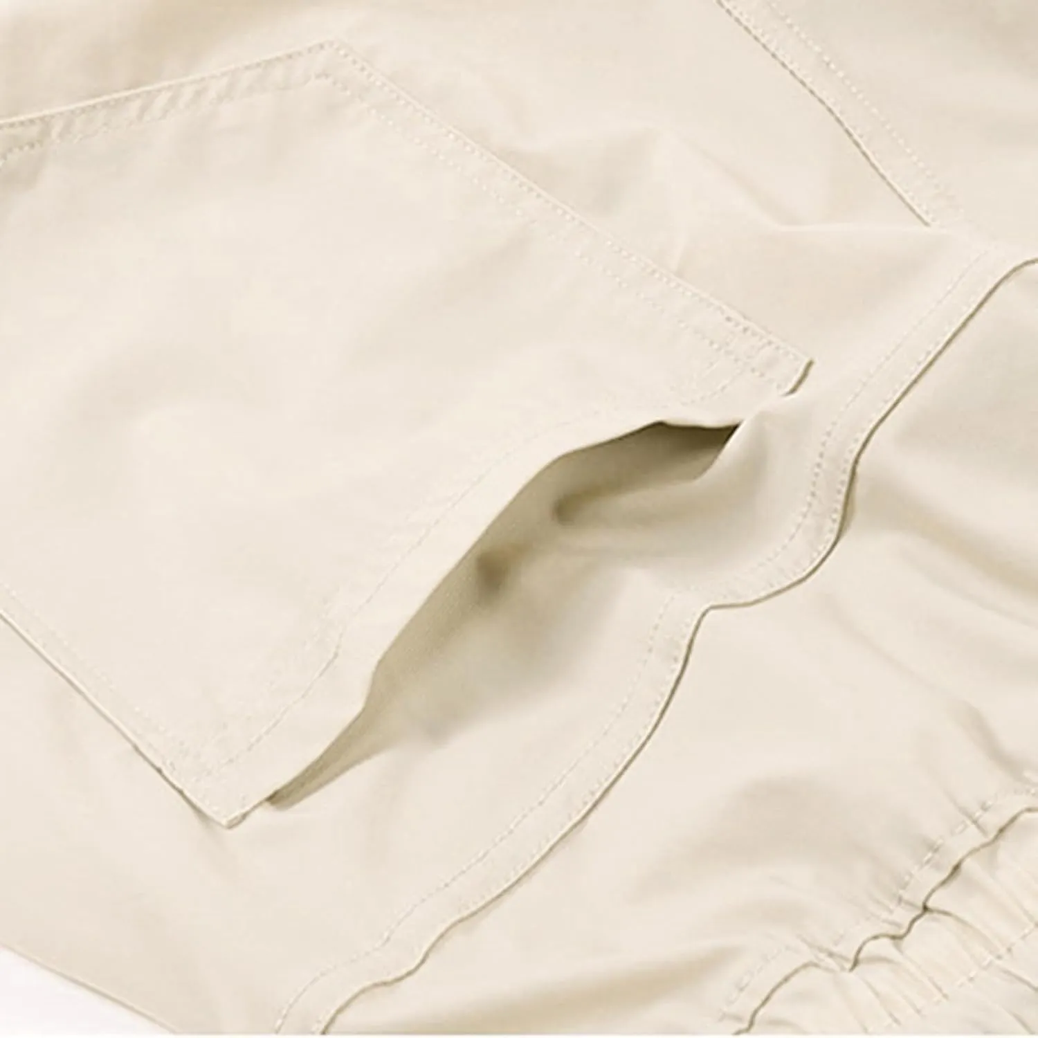 Cambkatl Men's Drawstring Ice Silk Jogger Pants Lightweight Summer Cargo Pants Yoga Golf Beach Lounge Trousers with Pockets