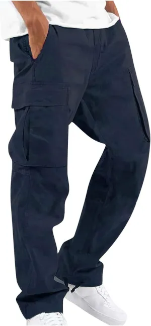 Cargo Pants for Men Lightweight Cargo Joggers Workout Tactical Cargo Pants Casual Outdoor Hiking Pants Multi Pockets