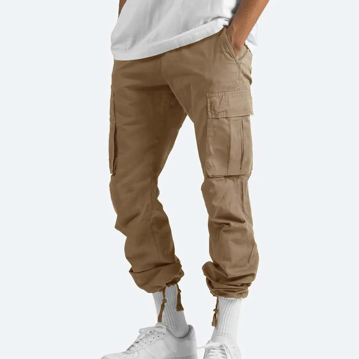 Cargo Pants for Men Lightweight Cargo Joggers Workout Tactical Cargo Pants Casual Outdoor Hiking Pants Multi Pockets