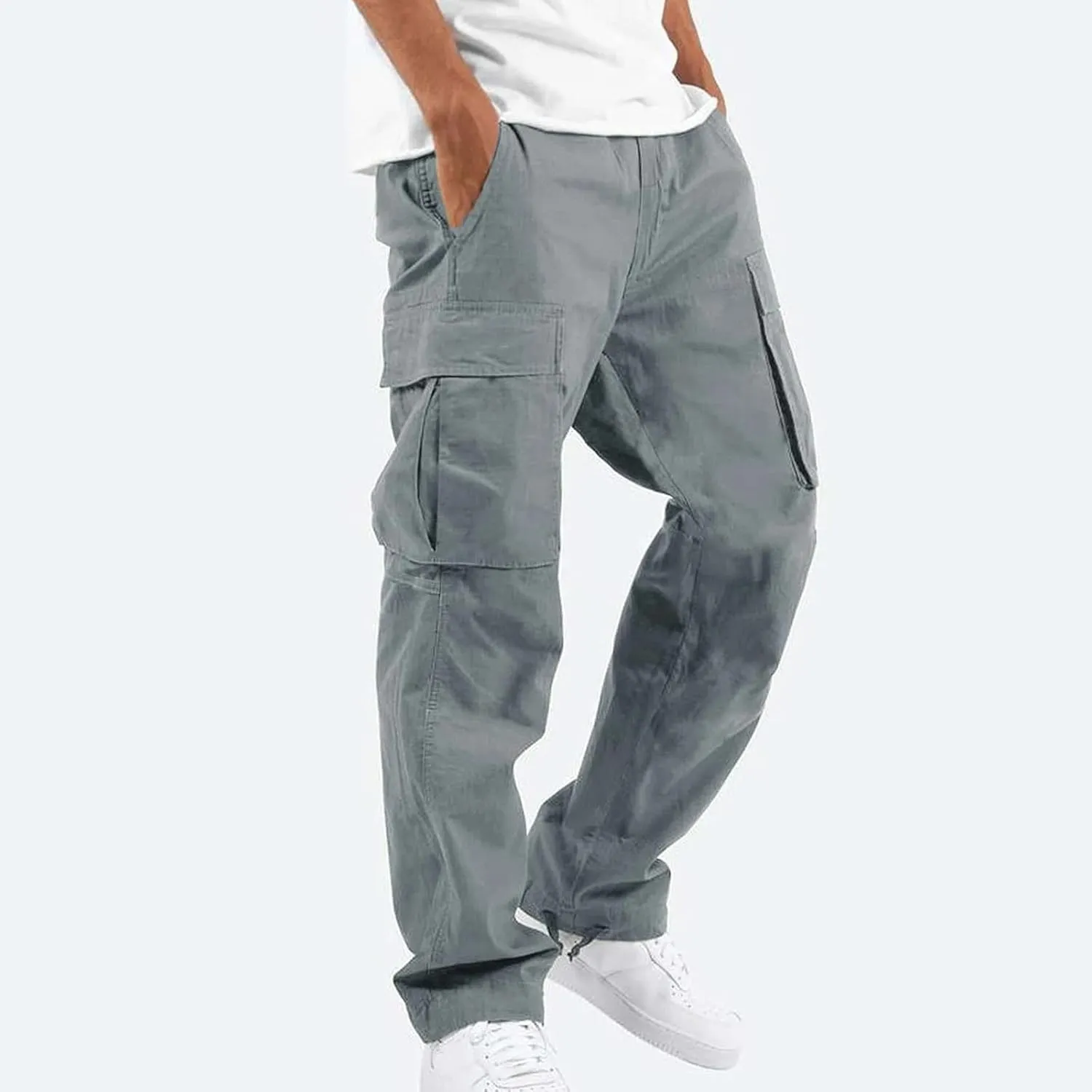 Cargo Pants for Men Lightweight Cargo Joggers Workout Tactical Cargo Pants Casual Outdoor Hiking Pants Multi Pockets