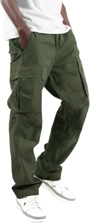 Cargo Pants Multipants - High Stretch Multi Pocket Durable Cargo Pants Comfort Fit Workout Cargo Pant, Sweatpants Mens