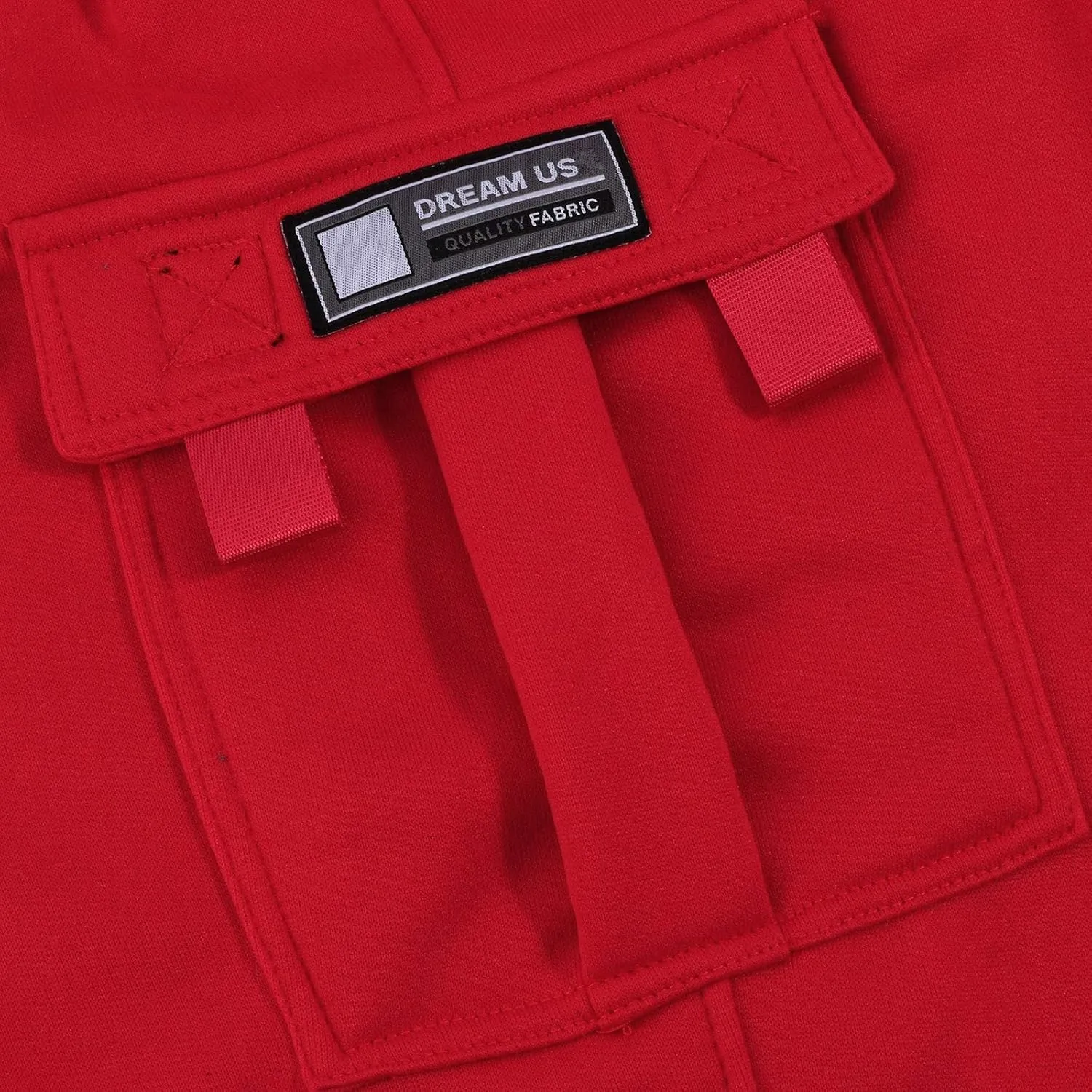 Cargo Sweatpants for Men Baggy Plus Size Drawstring Waist Joggers with Pockets Open Bottom Sweat Pants Cargo Pants