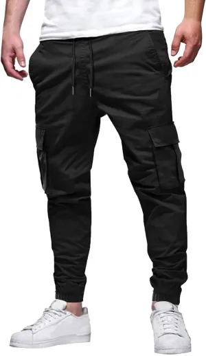 Cargo Sweatpants for Men Mens Lounge Pants Trousers Baggy Jogger Cargo Pants for Men Men's Relaxed Straight-Fit Cargo