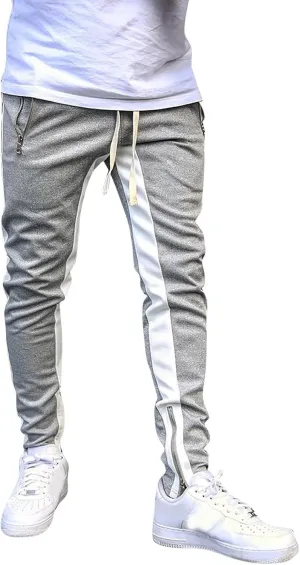 Cargo Sweatpants for Men Tactical Pants Lightweight Hiking Workout Jogger Mens Streetwear Reflective Tactical Track