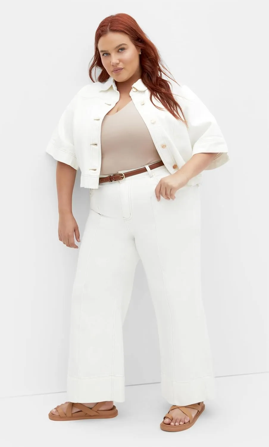 City Chic Women's Plus Size Jean - Harley Millie Crop