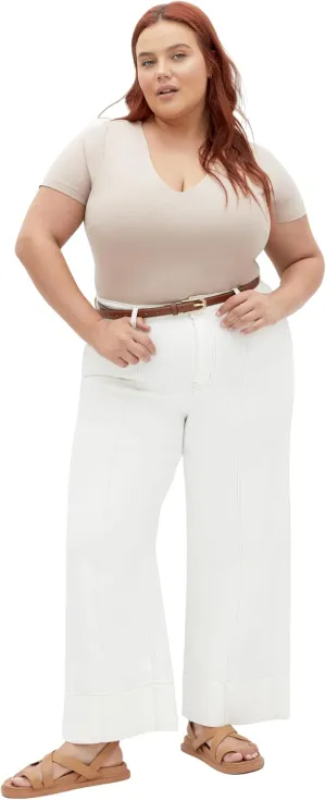 City Chic Women's Plus Size Jean - Harley Millie Crop
