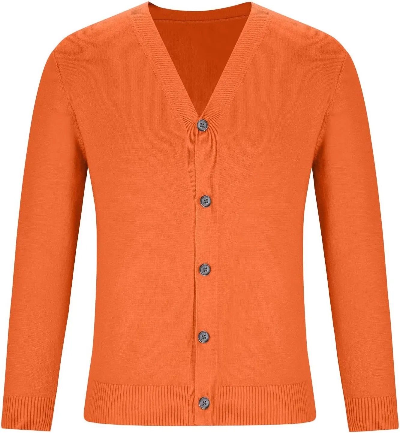 Dgoopd Mens Cardigan Sweater V Neck Button Down Cardigan Long Sleeve Knit Sweaters Slim Fit Lightweight Sweater Casual Tops