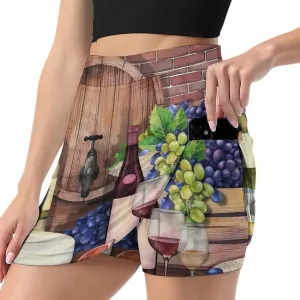 Donnapink Women Yoga Athletic Shorts, High Waisted Shorts, Running Shorts Skirt (S-4XL)
