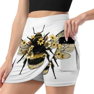 Donnapink Women Yoga Athletic Shorts, High Waisted Shorts, Running Shorts Skirt (S-4XL)
