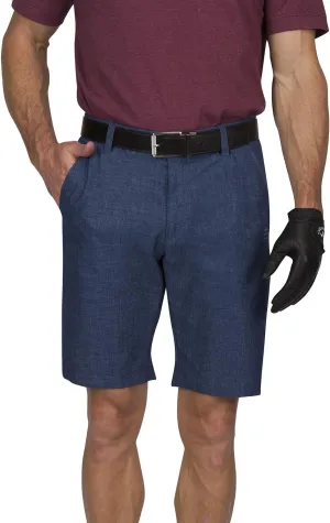Dry Fit Golf Shorts for Men 10 Inch Inseam - Tapered Slim Fit Chinos - Mens Shorts Athletic