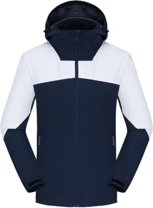Fashion Rain Jacket Waterproof For Women Winter Raincoat With Hood Packable For Hiking Outdoor Windproof With Pockets