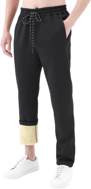Fleece Winter Pants for Men Sherpa Lined Sweatpants Thicken Warm Heavyweight Sport Jogger Lounge Athletic Track Pants