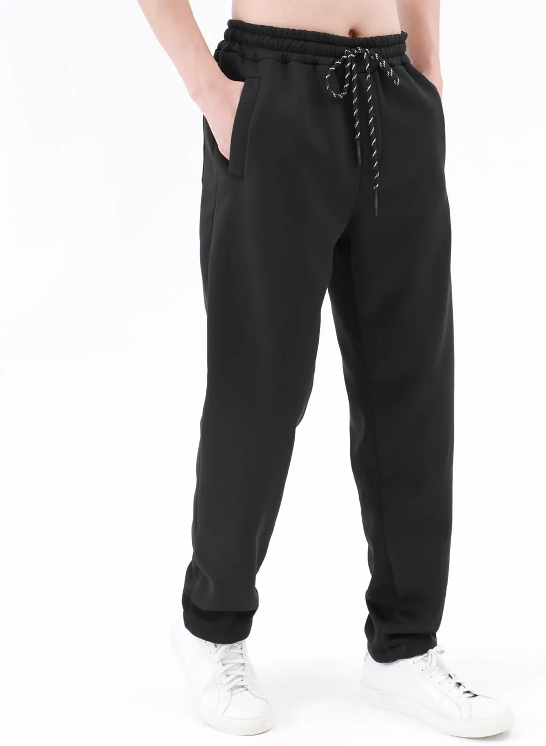 Fleece Winter Pants for Men Sherpa Lined Sweatpants Thicken Warm Heavyweight Sport Jogger Lounge Athletic Track Pants