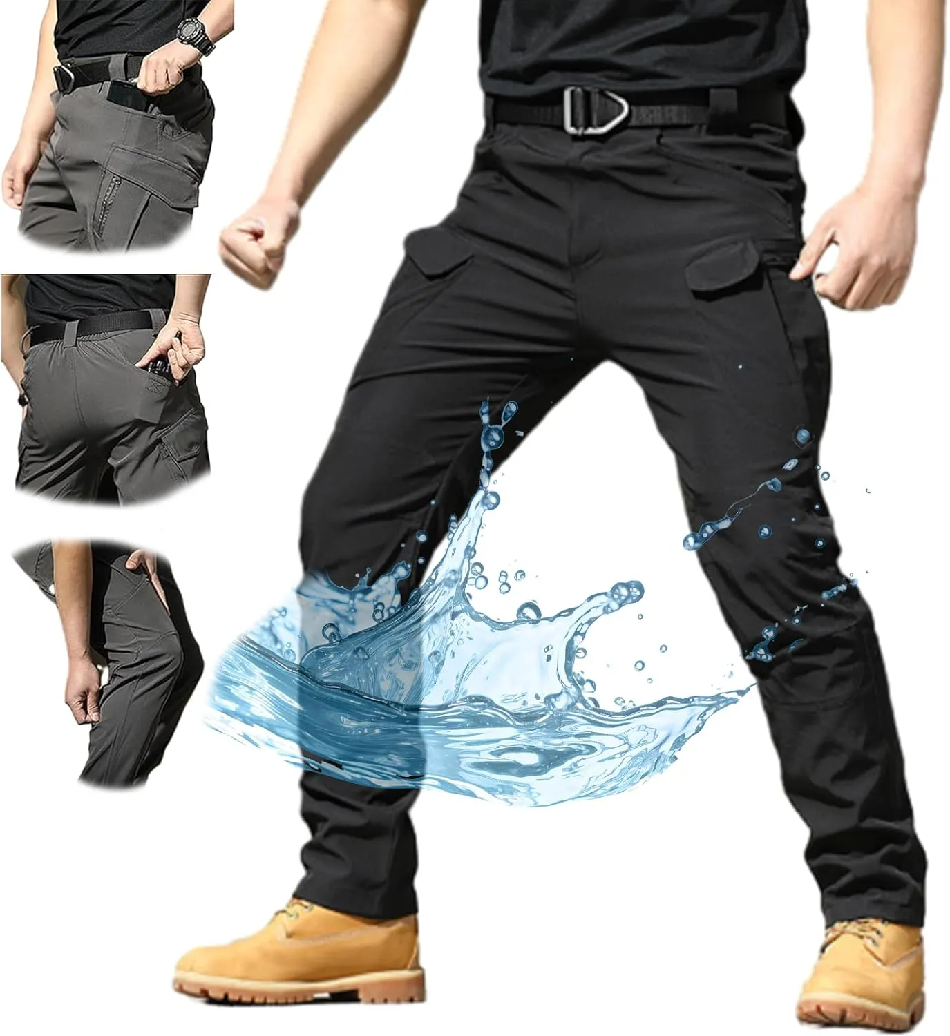 Flexcamo - Tactical Waterproof Pants, Flex Camo Cargo Pants for Men,Mens Cargo Pants Water