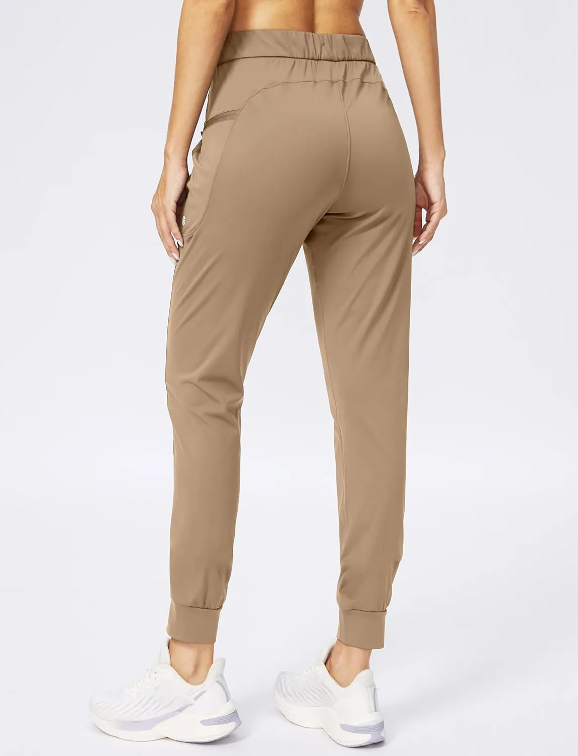 G Gradual Women's Joggers Pants with Zipper Pockets Stretch Tapered Athletic Joggers for Women Lounge, Jogging, Workout