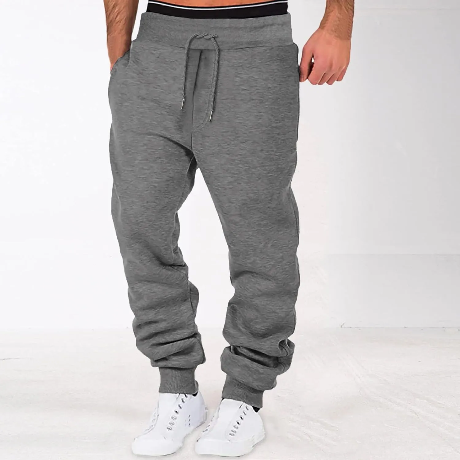 GIERIDUC Men's Graphic Printed Sweatpants Mens Pyjama Bottoms Extra Long Athletic Dress Pants Mens Pants for Men Sweatpants