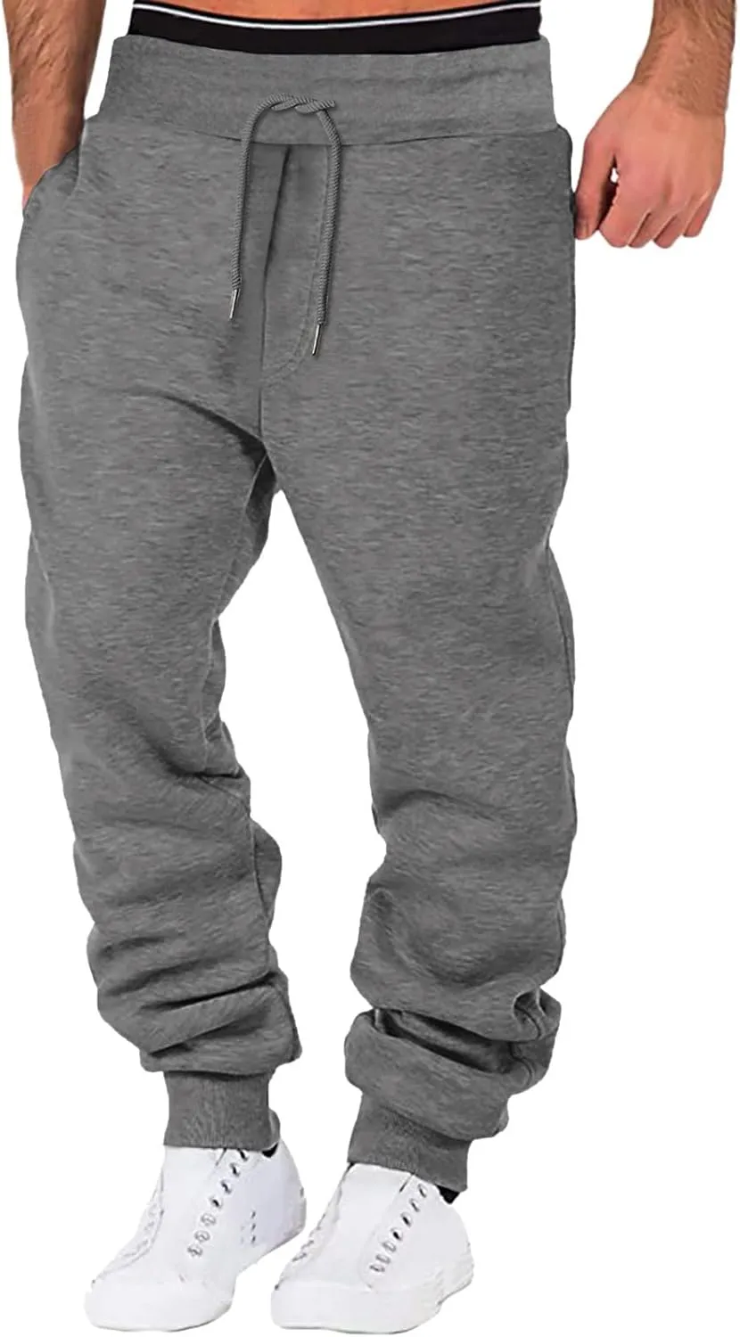 GIERIDUC Men's Graphic Printed Sweatpants Mens Pyjama Bottoms Extra Long Athletic Dress Pants Mens Pants for Men Sweatpants