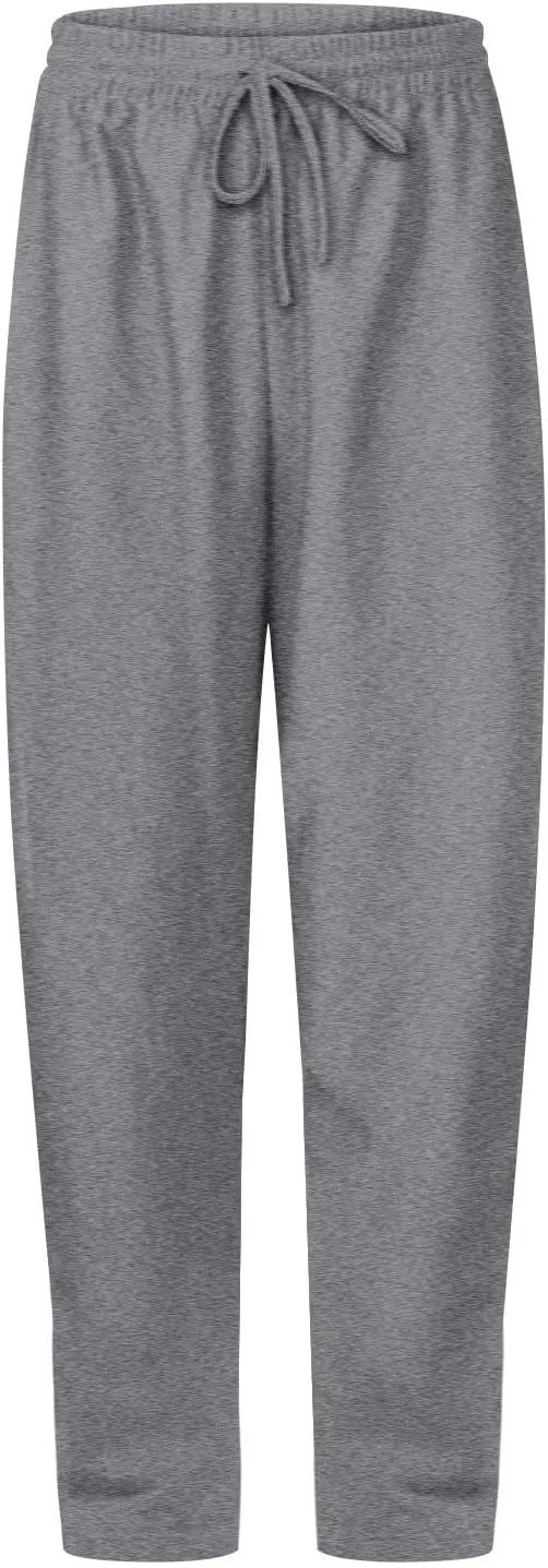 High Waisted Wide Leg Sweatpants Women Baggy Fleece Cotton Joggers with Pockets Drawstring Lounge Comfy Track Pants