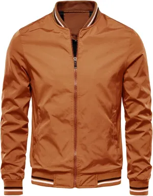 Hoodie Jacket for Men 2024 Fall Jacket Colorblock Zipper Jacket Fashion Lightweight Winter Coats Softshell Outerwear