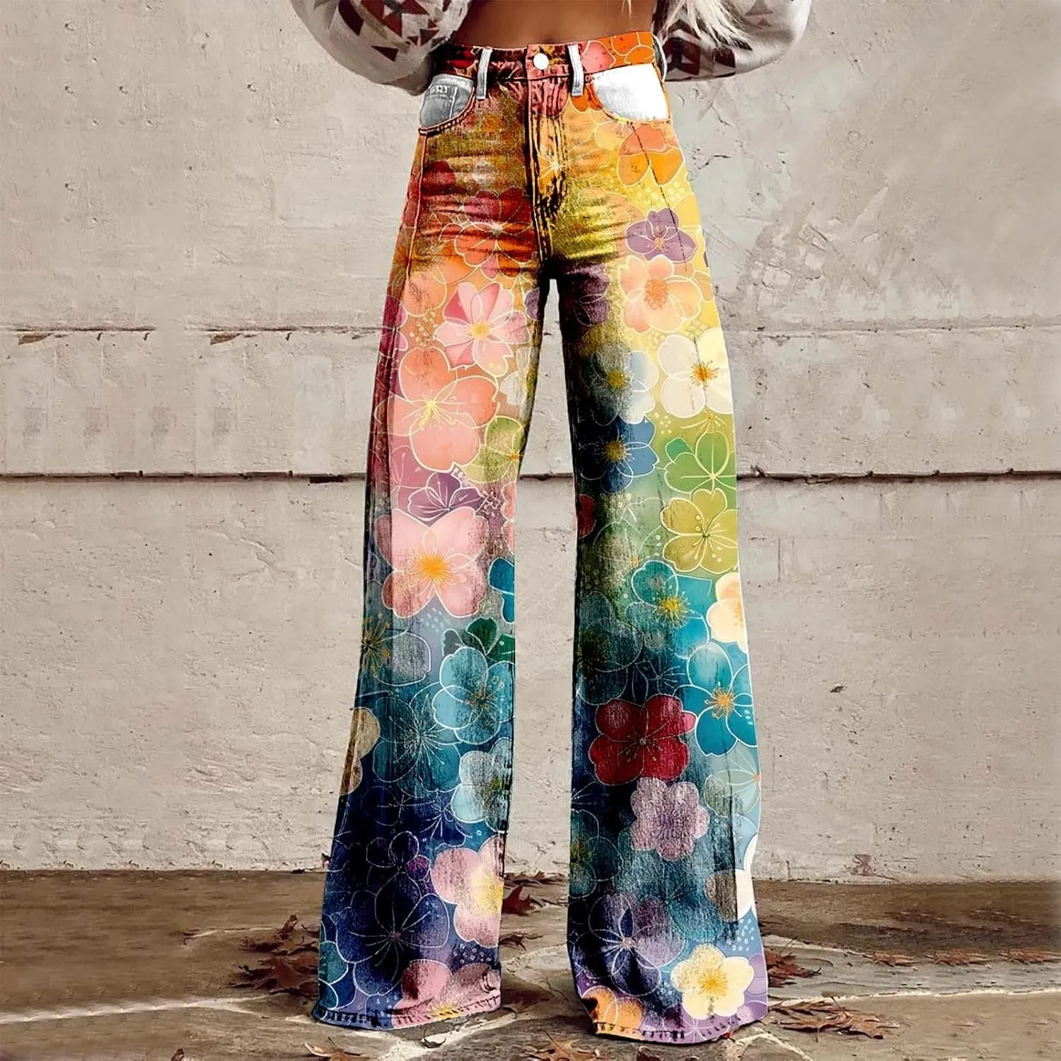 Joggers Pant with Pockets Size Printed Casual Pants Fleece Lined Sweatpants Casual Pants for Women Womens Sweatpants