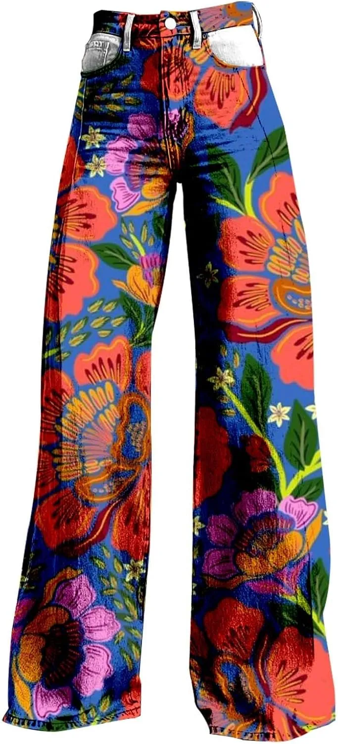 Joggers Pant with Pockets Size Printed Casual Pants Fleece Lined Sweatpants Casual Pants for Women Womens Sweatpants