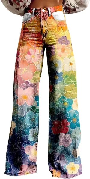 Joggers Pant with Pockets Size Printed Casual Pants Fleece Lined Sweatpants Casual Pants for Women Womens Sweatpants