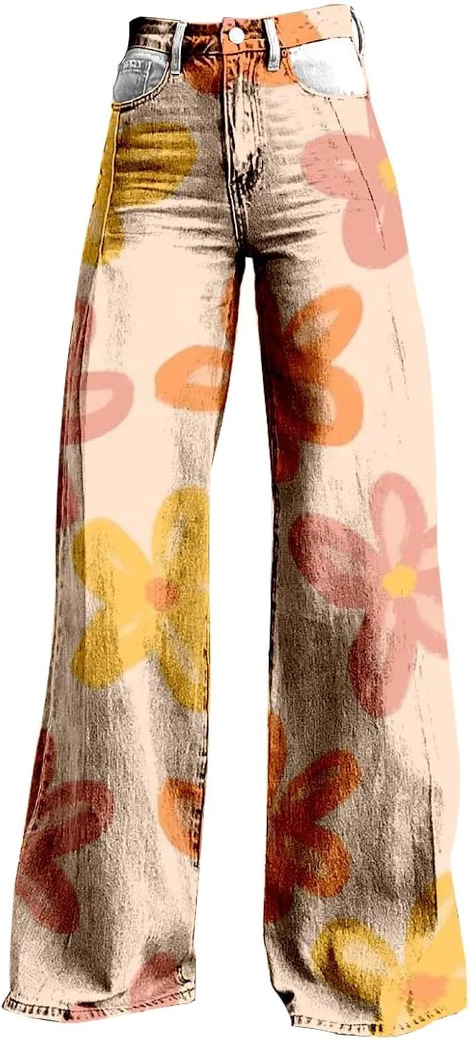 Joggers Pant with Pockets Size Printed Casual Pants Fleece Lined Sweatpants Casual Pants for Women Womens Sweatpants