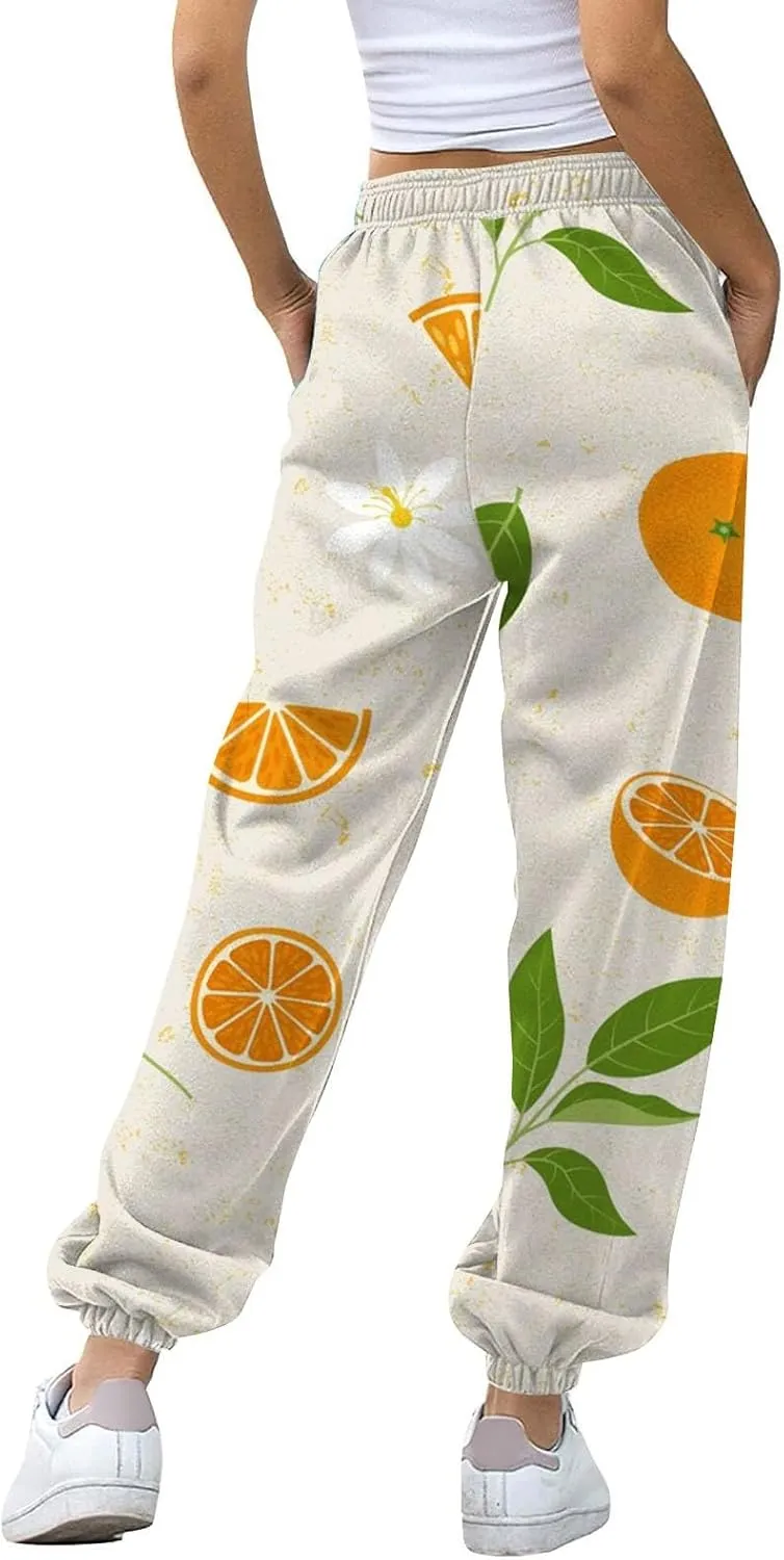 LCMTWX Baggy Sweatpants 2024 Joggers Pants Workout High Waisted Yoga Pants with Pockets Womens Jogging Leggings Comfy Black
