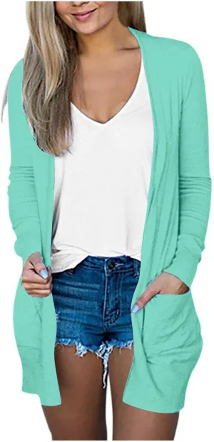 Lightweight Cardigan for Women Trendy Casual Long Cardigan Sweaters for Women Fall Fashion Sweaters for Women 2023