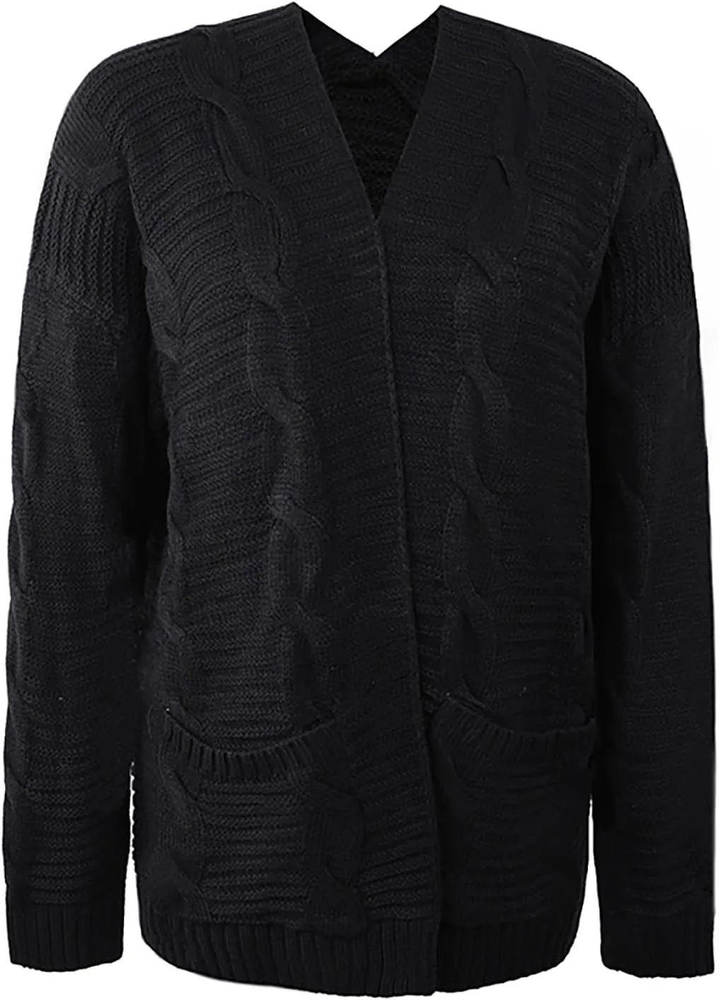 Long Cardigans for Women Oversized Chunky Knit Sweater Fall Plus Size Sweater Coats with Pockets Oversized Casual Jacket