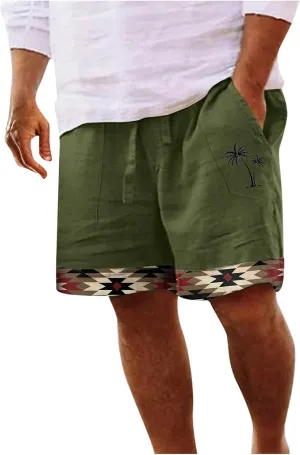 Mens 2025 Casual Shorts Summer Casual Classic Fit Drawstring Shorts Elastic Waist Loose Fit Short with Pockets