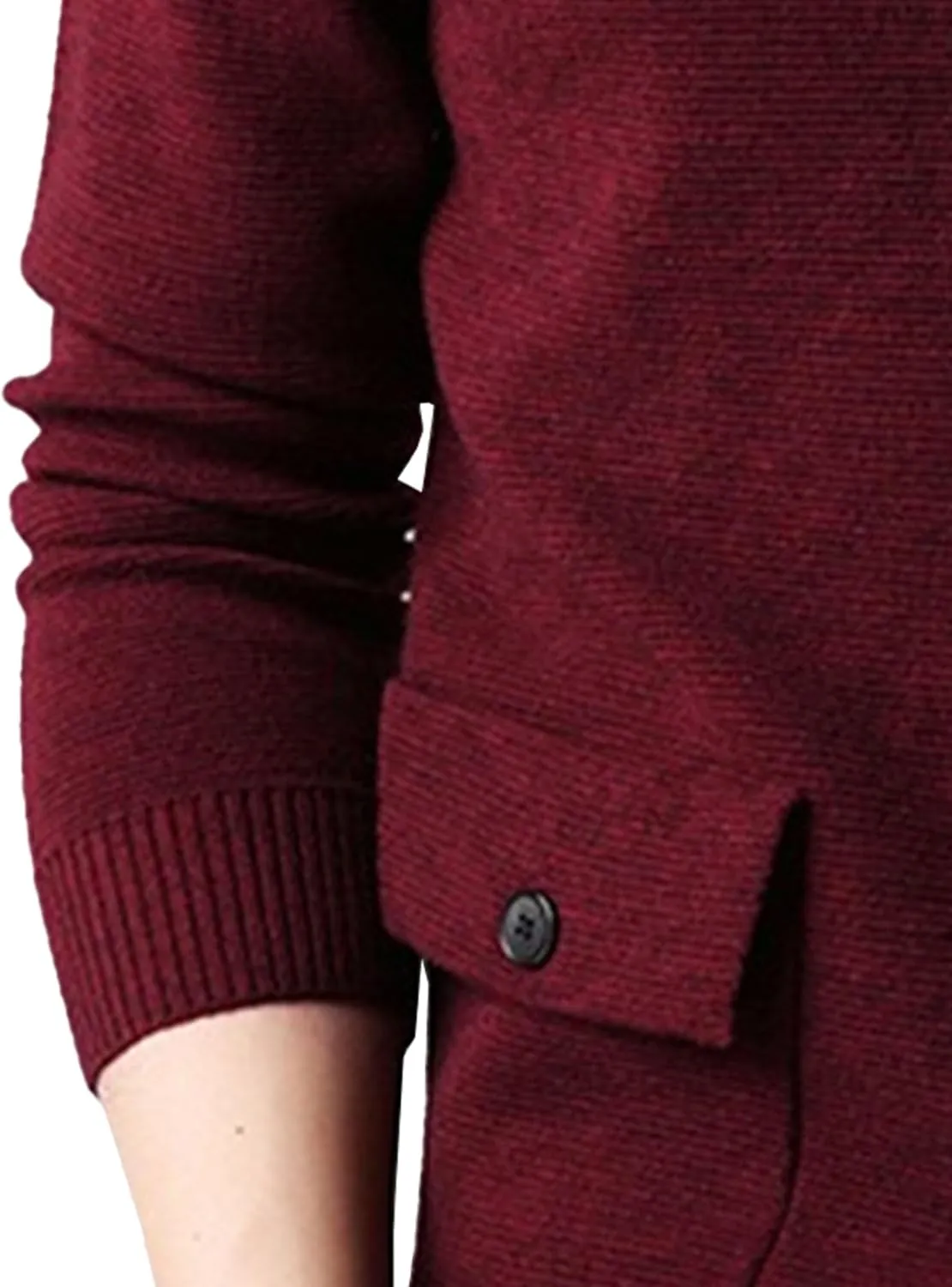 Men's Button Down Cardigan Lapel Sweater Relaxed Fit Casual Pockets Sweater Knitted Solid Soft Sweaters