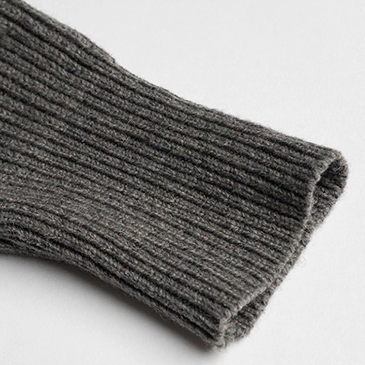 Mens Cable Knit Cardigan Sweater Loose Button Down Shawl Collar Sweater Long Sleeve Casual Chunky Ribbed Cardigans