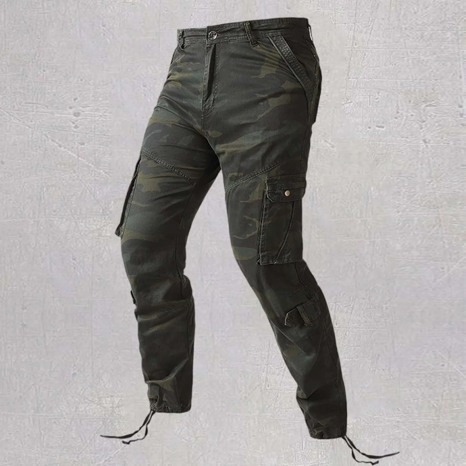 Mens Camo Work Pants Military Army Combat Cargo Pants with Multi Pockets Lightweight Classic Tactical Pants Trousers