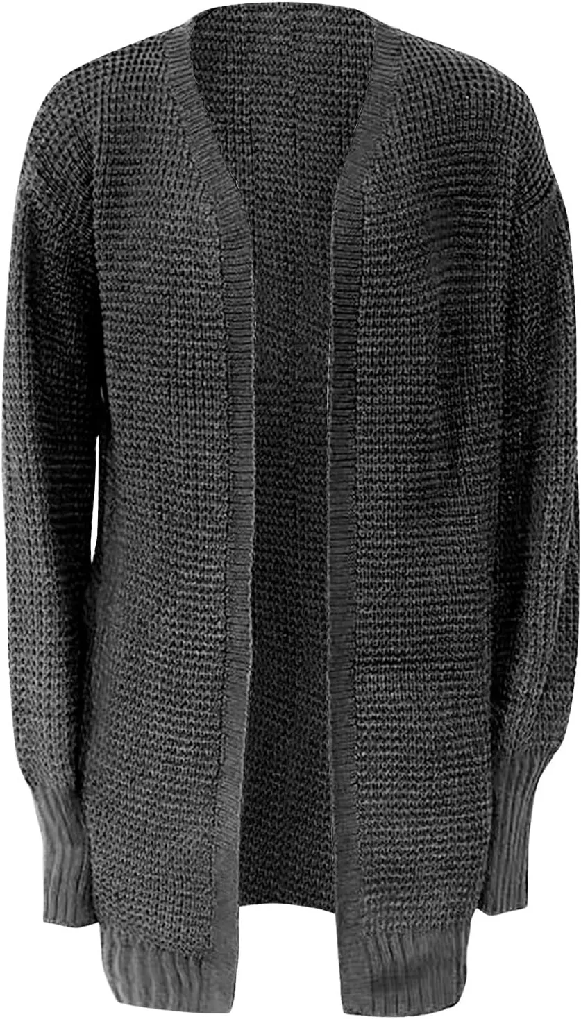 Men's Cardigan Sweaters with Buttons Knit Lapel Oversized Cardigan Thick Warm Casual Winter Cardigan