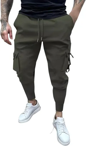 Mens Cargo Pants Relaxed Fit Mens Wild Cargo Pants Loose Fit Five Pocket Pants Men Black Pants Men Stretch Men