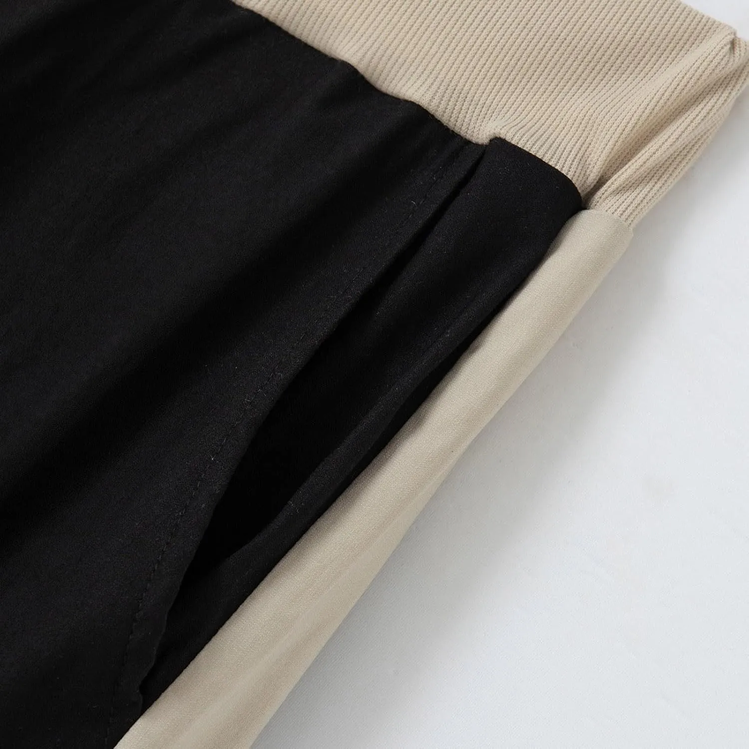 Men's Casual Cotton Cargo Pants Elastic Waist with Belt Cargo Men's Cargo Pants Elastic Waistband Chino Slim Skinny