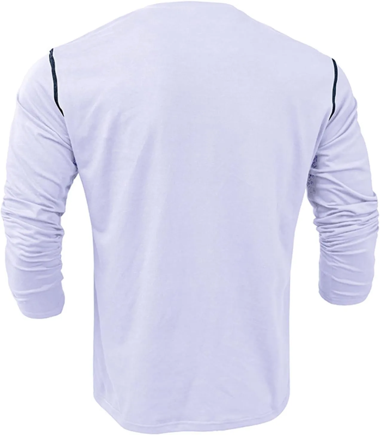 Mens Henley Shirts Long Sleeve Tactical Fleece Sweatshirt Button Pullover Sweater Casual Sweater Lightweight Pullover