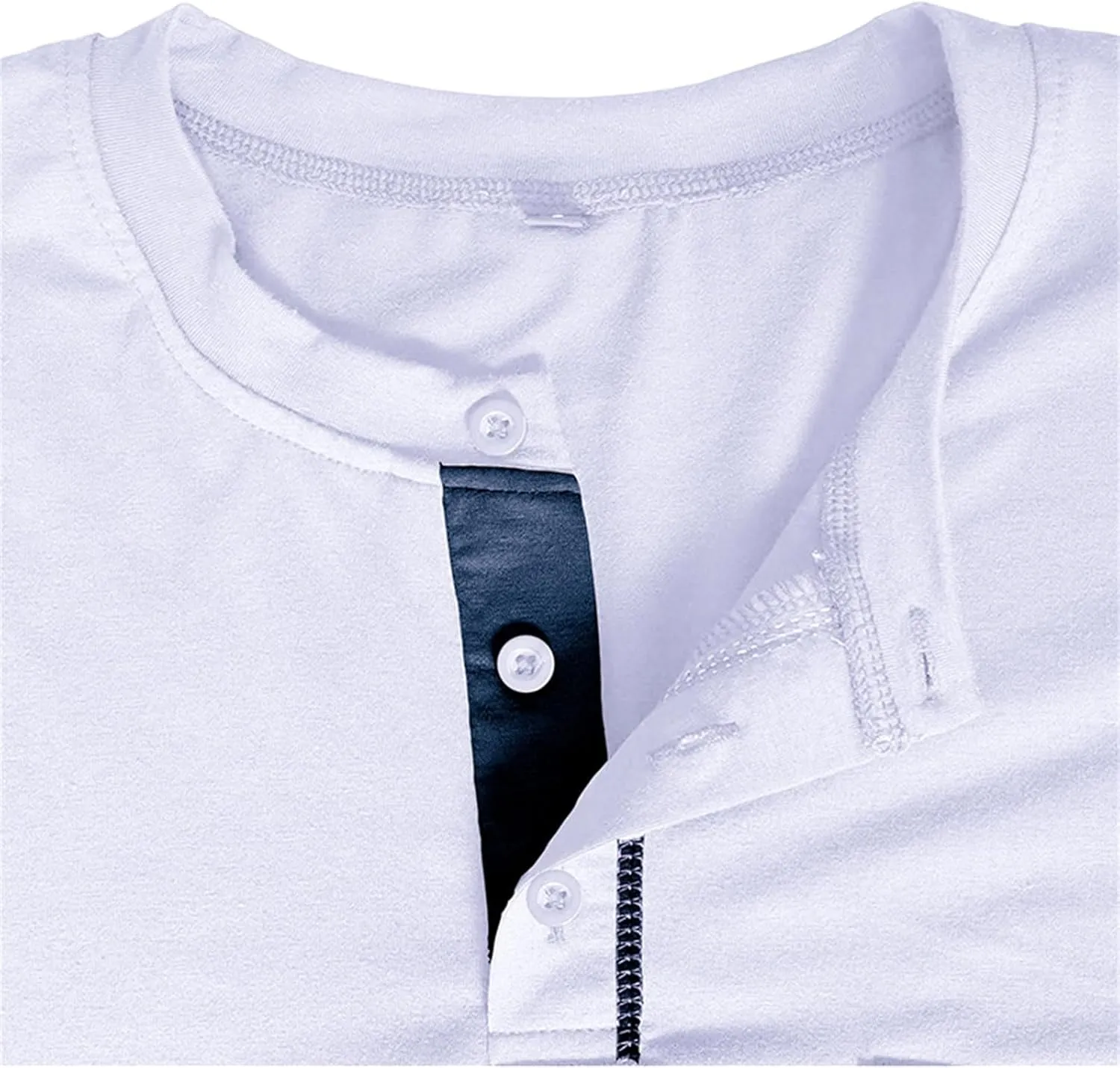 Mens Henley Shirts Long Sleeve Tactical Fleece Sweatshirt Button Pullover Sweater Casual Sweater Lightweight Pullover