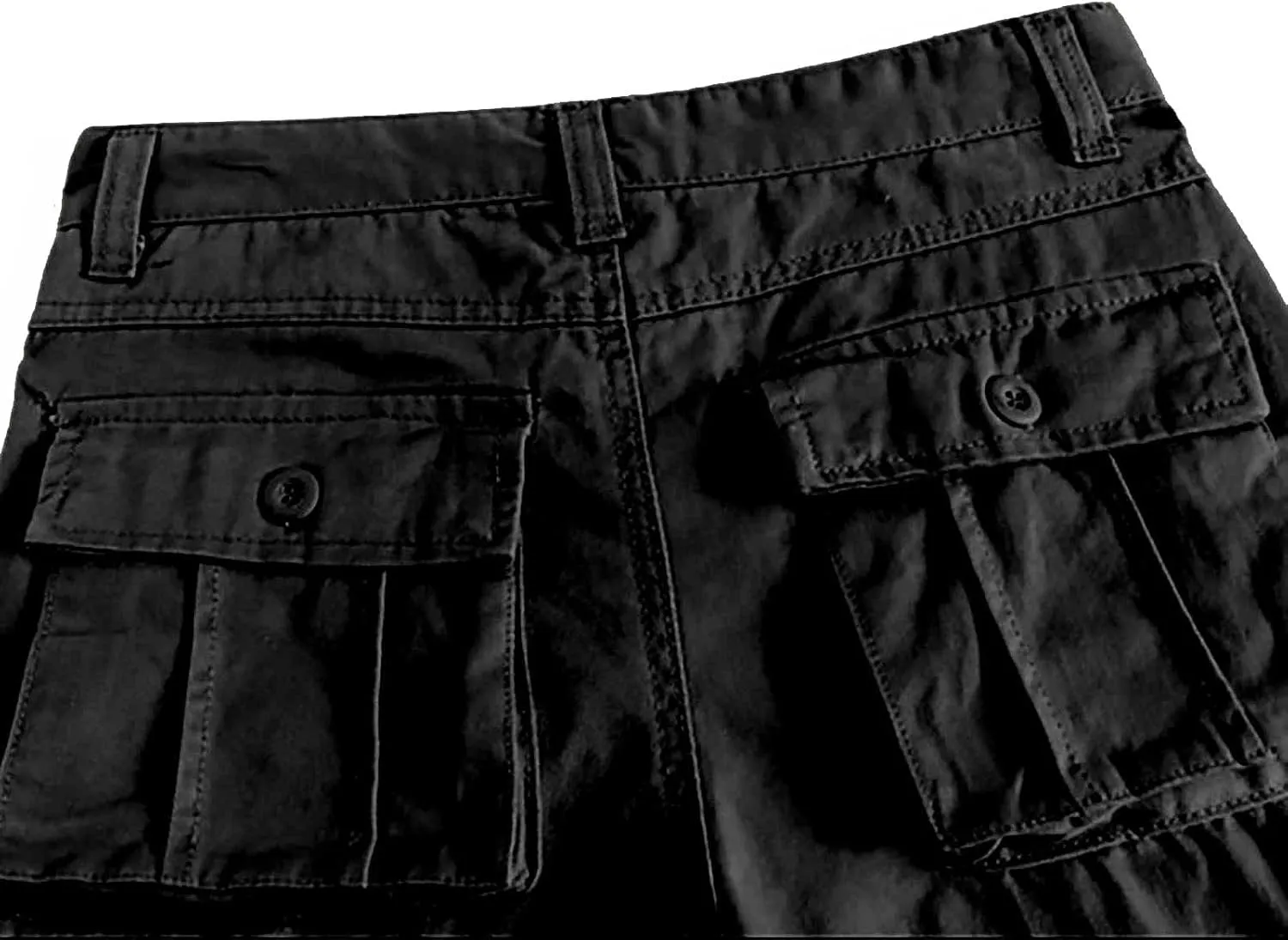 Men's Joggers Sweatpants Pants Men's Elastic Multi Pocket Pants Outdoor Straight Tube Active Running Jogger Pants