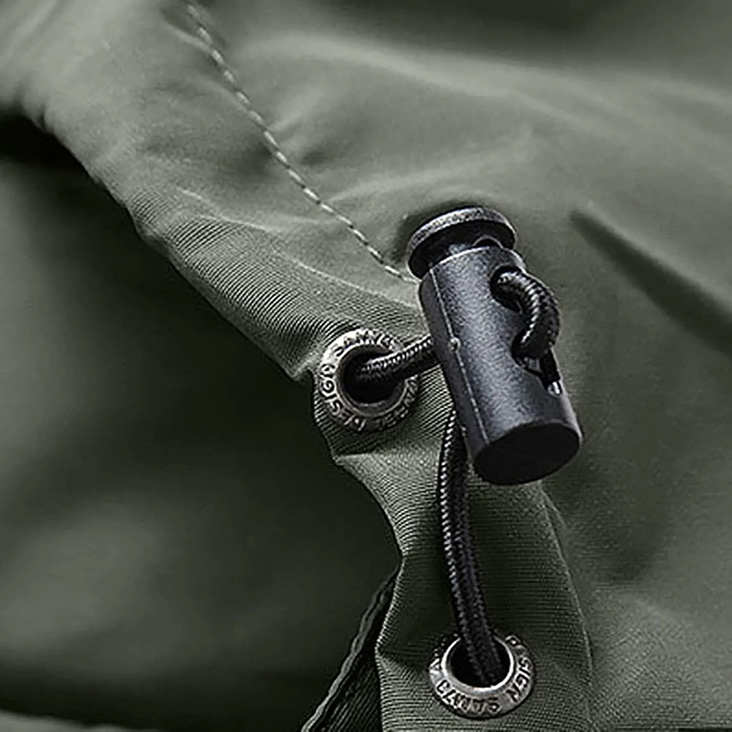 Mens Lightweight Windbreaker Waterproof Rain Jacket Full Zip Up Outdoor Light Coat with Detachable Hood