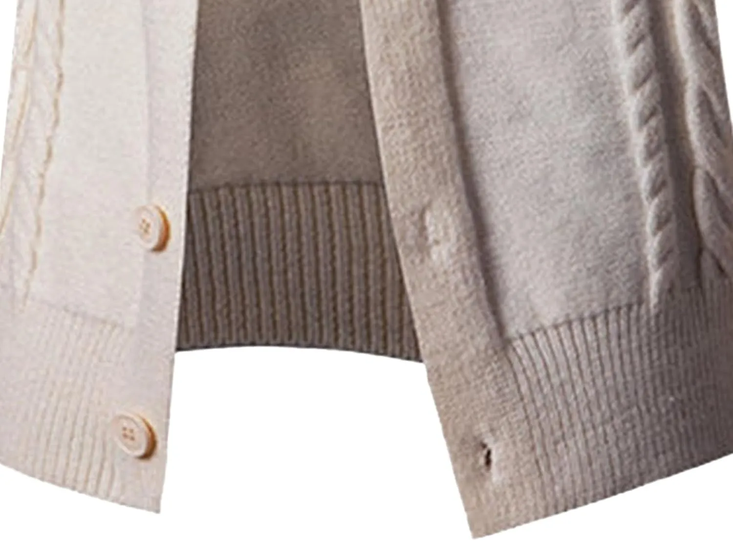 Mens Stand Collar Button Down Cardigan Open Front Ribbed Big Tall Sweaters Cable Knit Silm Fit Cardigans Sweater