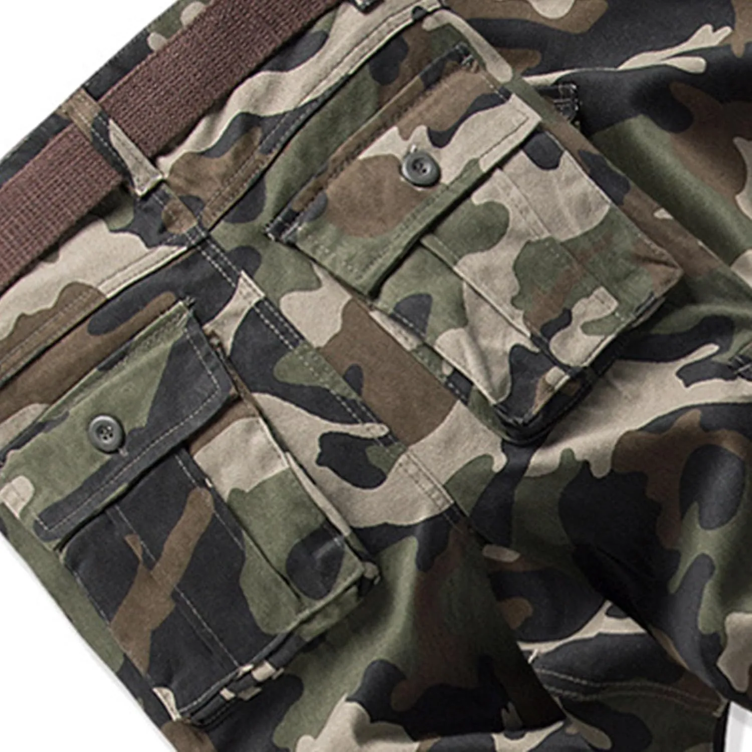 Mens Tactiacl Hiking Work Pants Straight Leg Lightweight Athletic Fit Cargo Trousers Outdoor Pants with Multi Pockets