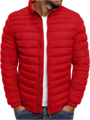 Mens Winter Down Puffer Jacket Packable Lightweight Down Jacket Windproof Outerwear Men Quilted Jackets Coat 2023