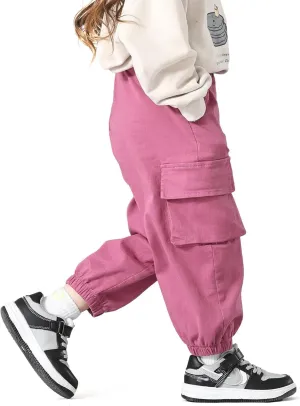 MINI PANDA Toddler Pants Girls&Boys，Stretch Twill Chino Toddler Pants
